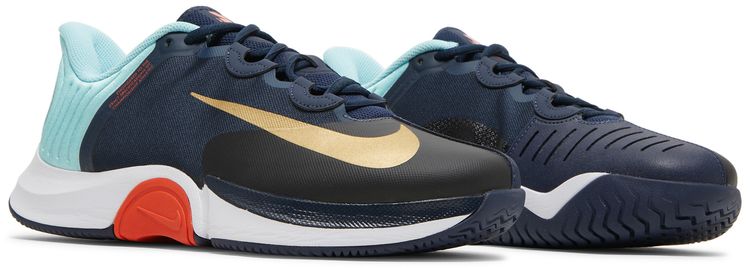 NikeCourt Air Zoom GP Turbo Obsidian Metallic Gold