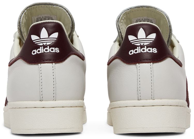 Adidas Superstar Off White Maroon
