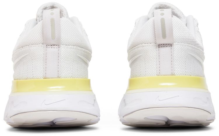 Nike Wmns React Infinity Run Flyknit 2 White Light Citron
