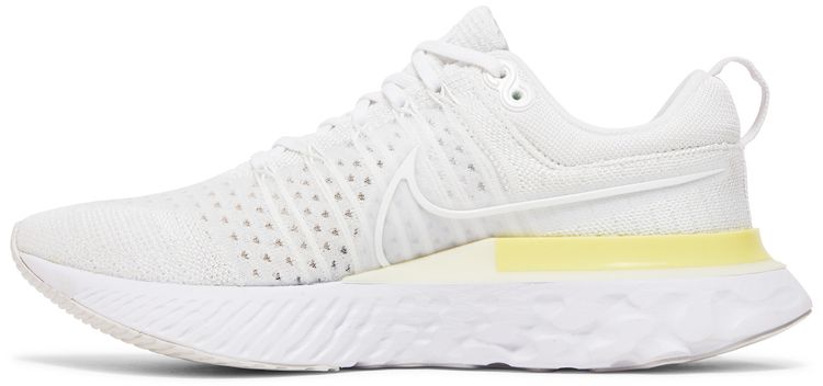 Nike Wmns React Infinity Run Flyknit 2 White Light Citron