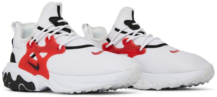 Nike React Presto White University Red