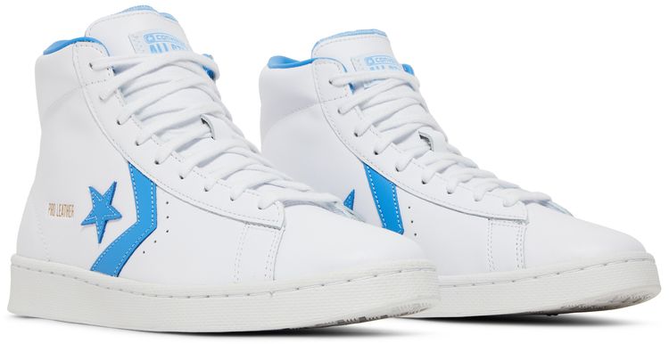 Converse Pro Leather Hi White Blue