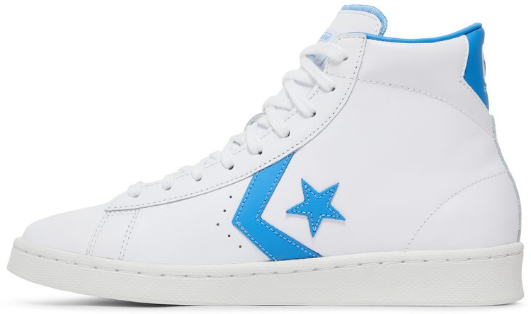 Converse Pro Leather Hi White Blue