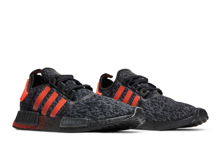 adidas gazelle silver green womens Adidas NMD R1 Core Black / Core Black / Solar Red (EE5107) – Prime main image 1