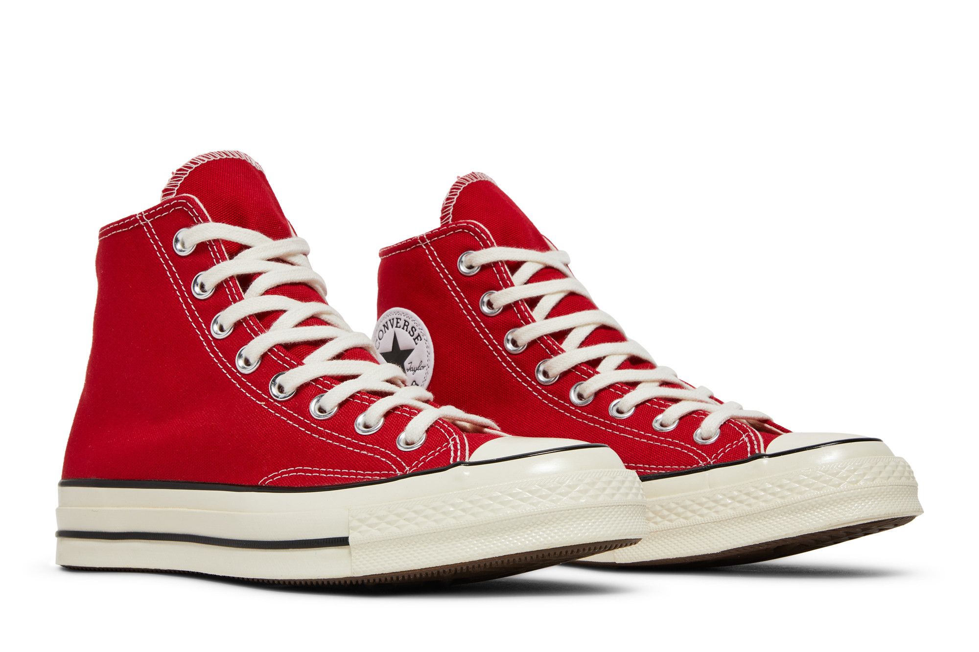 Red chucks high tops cheap