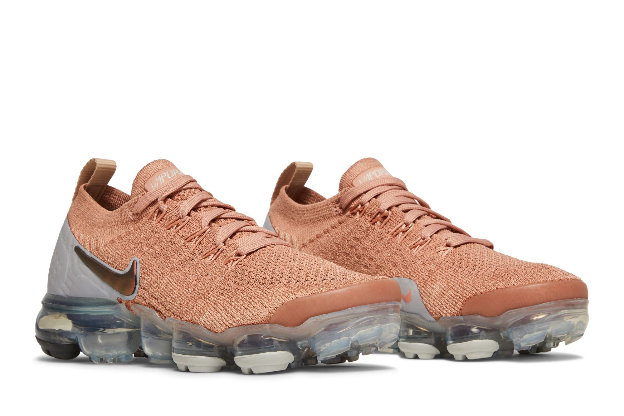 Nike vapormax flyknit rose gold clearance