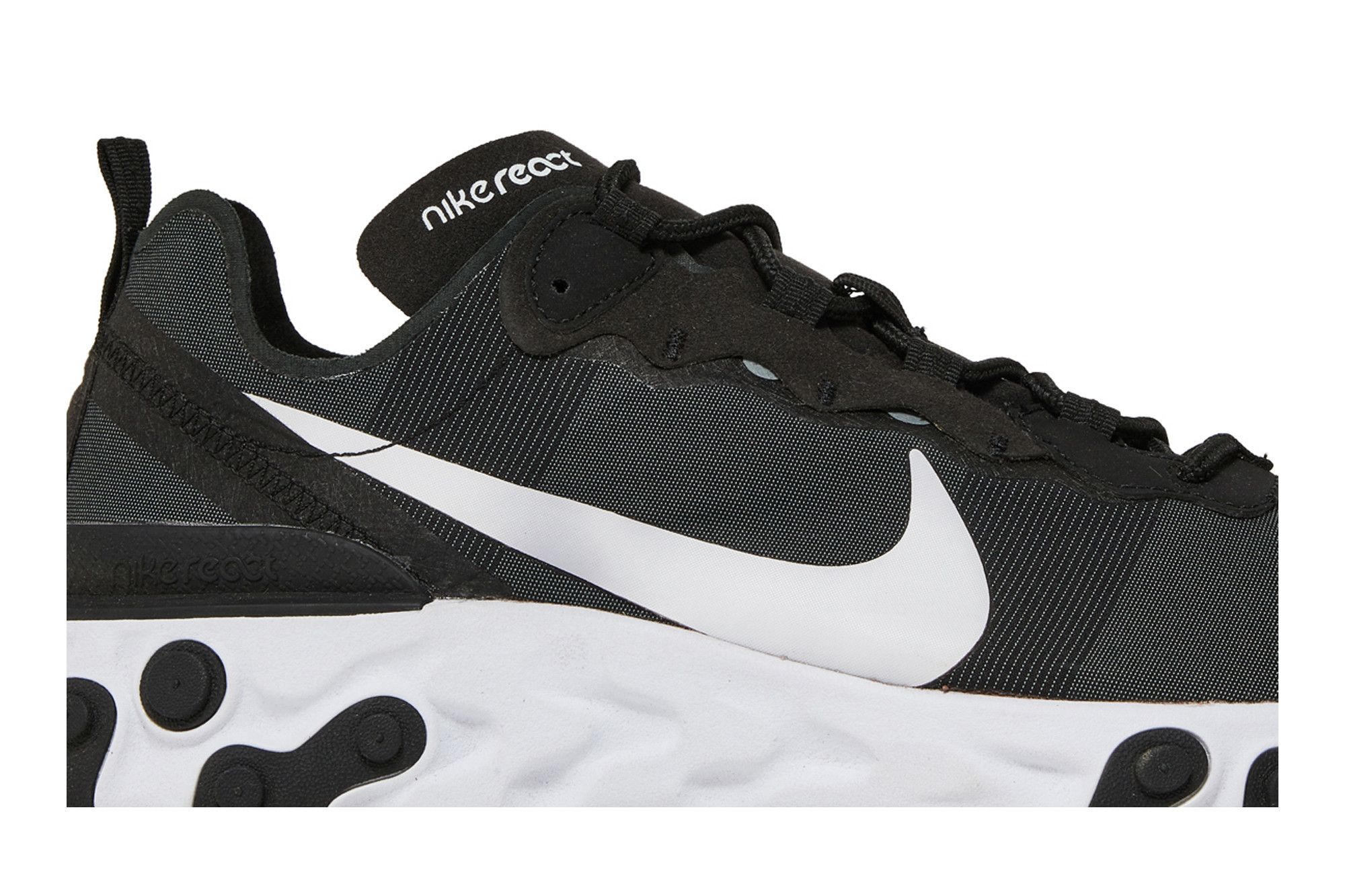Black and white nike react element outlet