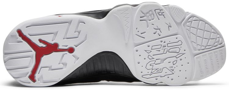 Air Jordan 9 Retro White Black Red 2002