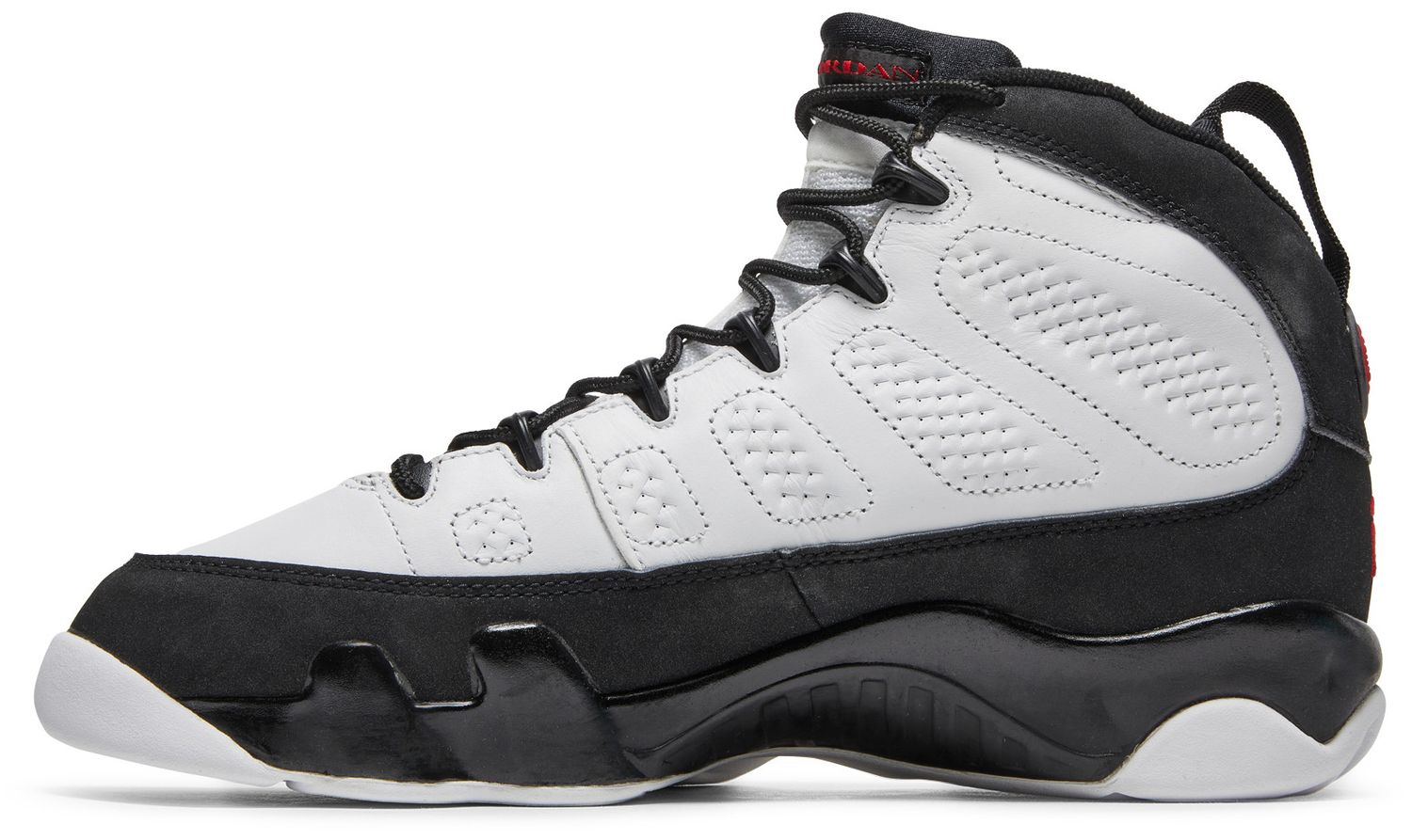 jordan retro 9 black and red white