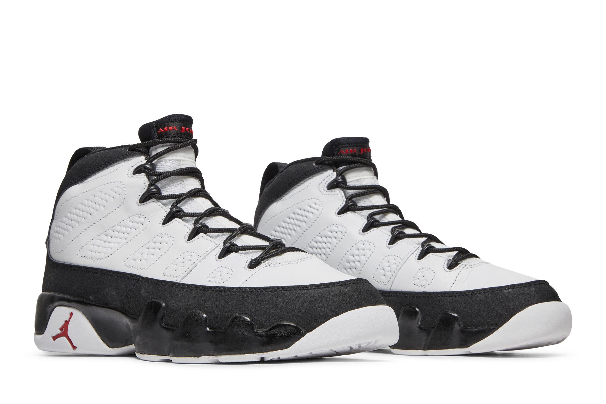 Buy Air Jordan 9 Retro White Black Red 2002 302370 101 GOAT