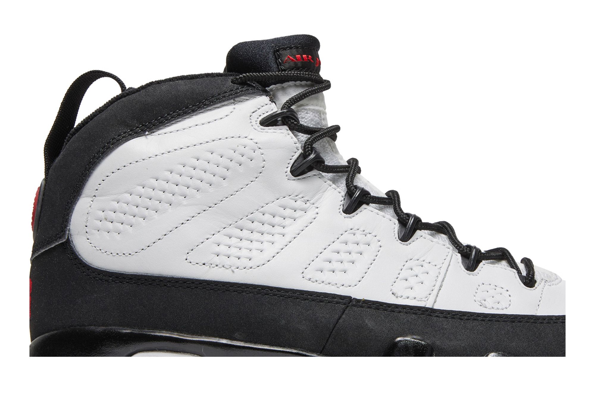Buy Air Jordan 9 Retro White Black Red 2002 302370 101 GOAT