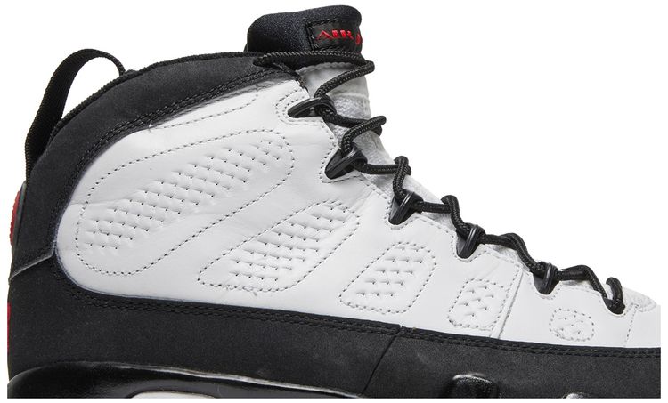 Air Jordan 9 Retro White Black Red 2002