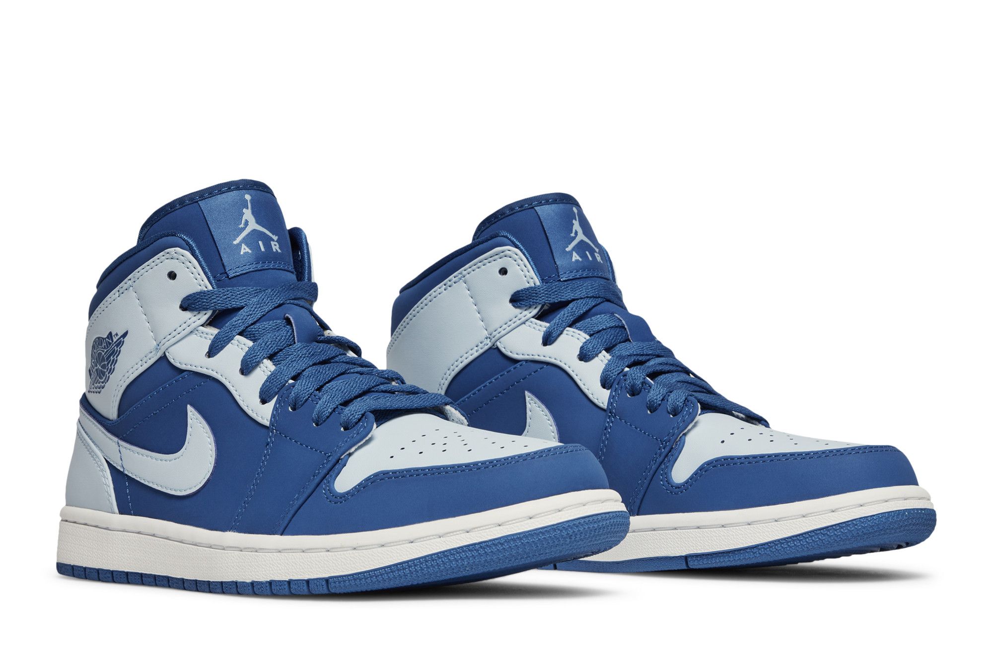 Buy Air Jordan 1 Retro Mid Ice Blue 554724 400 GOAT