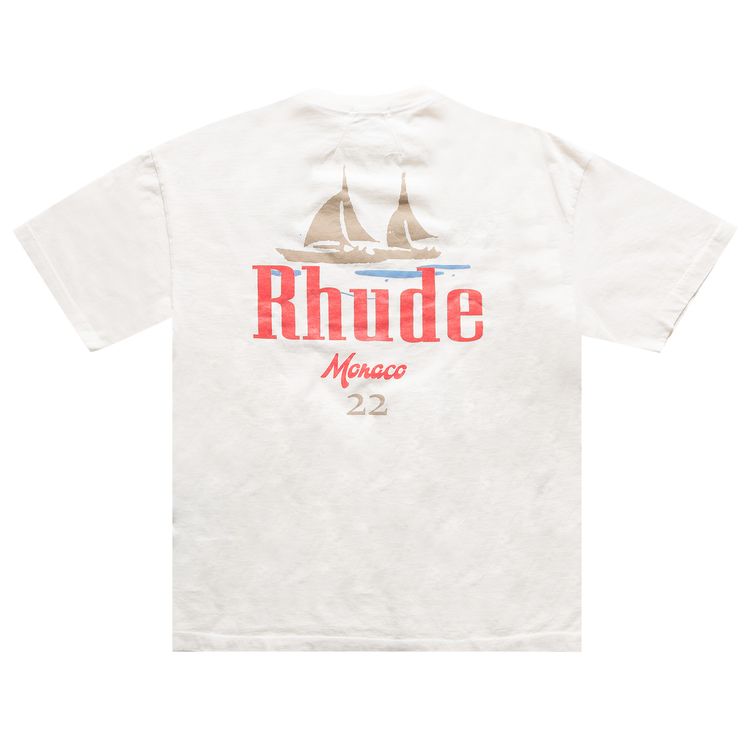 Rhude Sailing Tee Vintage White