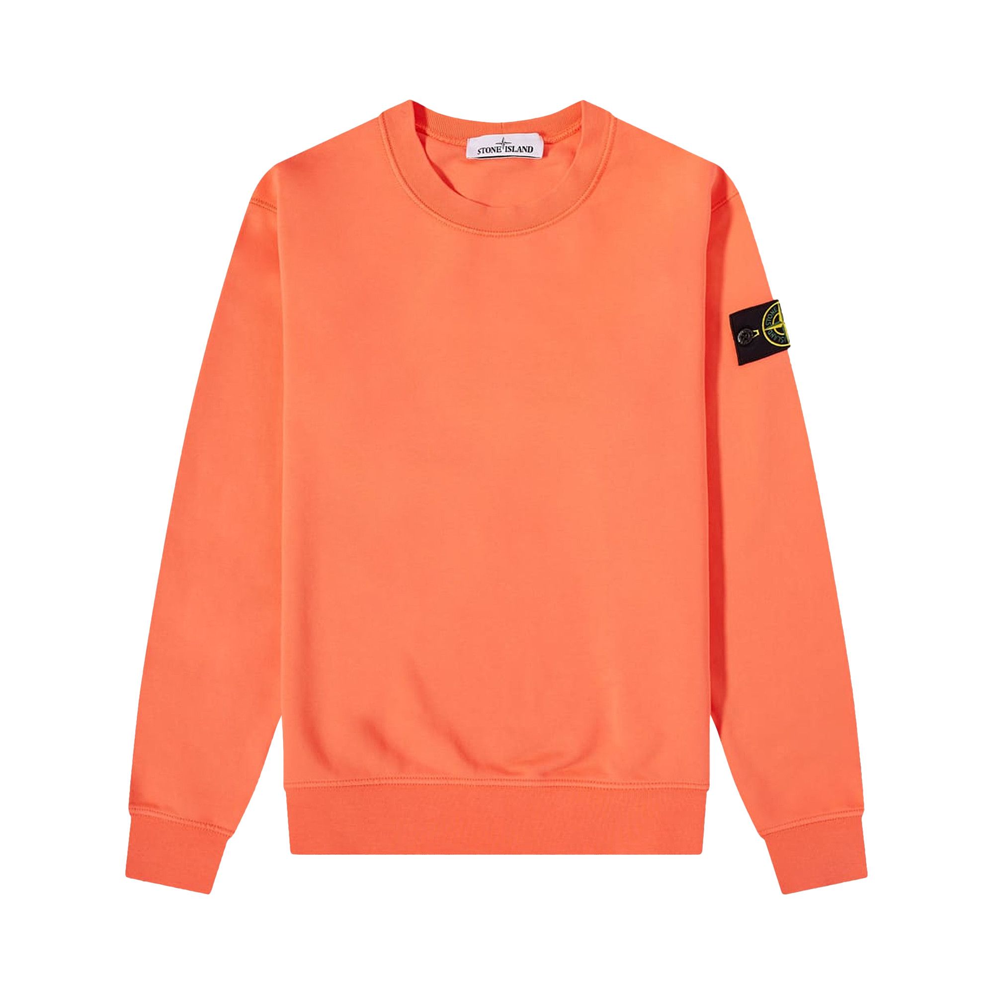 Stone island crewneck orange store