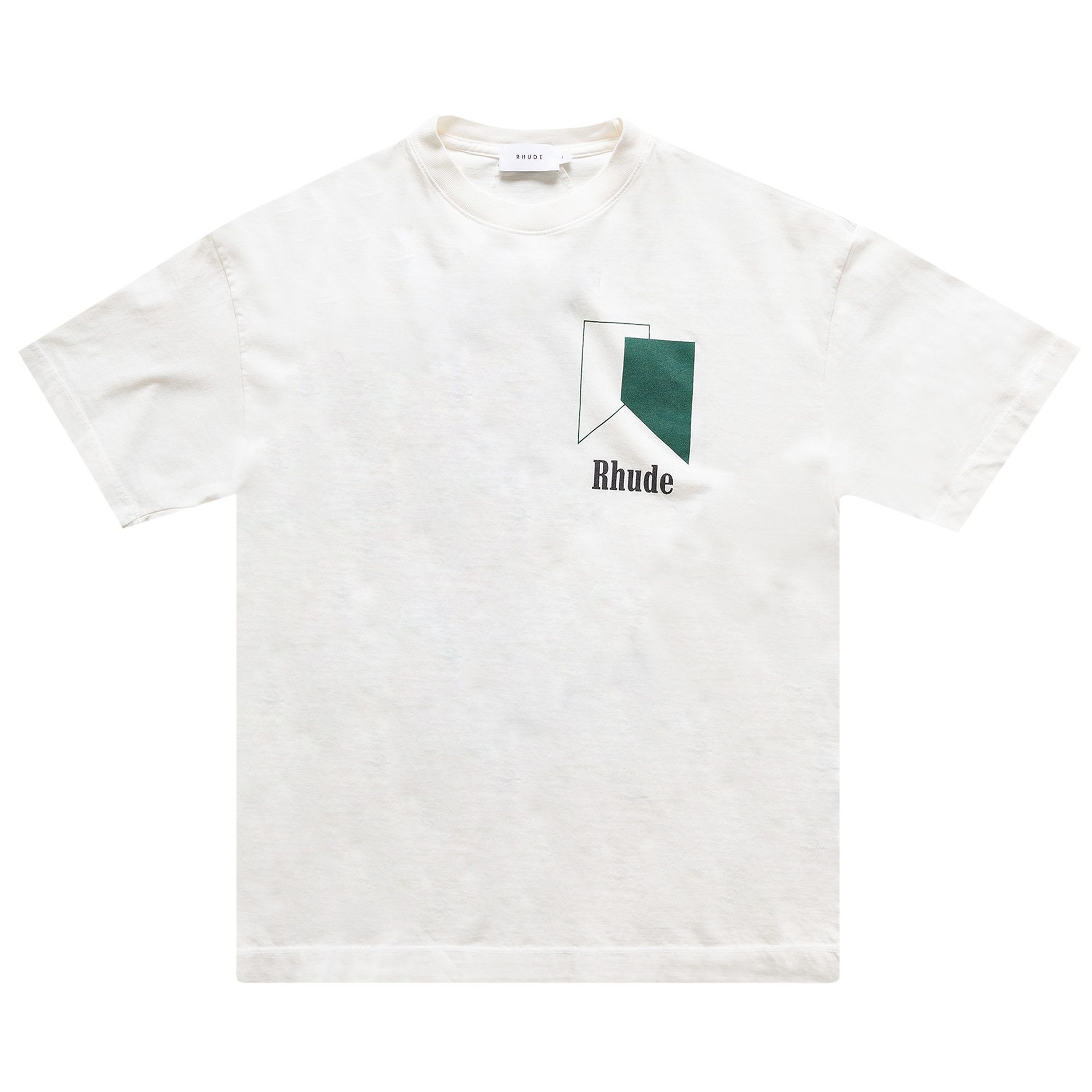 【RHUDE】ロゴプリント入り コットンジャージー Tシャツ RHUDE コットンジャージー Tシャツ ロゴプリント入り | ミスター