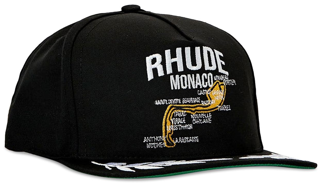 Buy Rhude Monaco Souvenir Hat 'Black' SS22HA09016372 GOAT