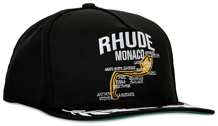 Rhude Monaco Souvenir Hat Black