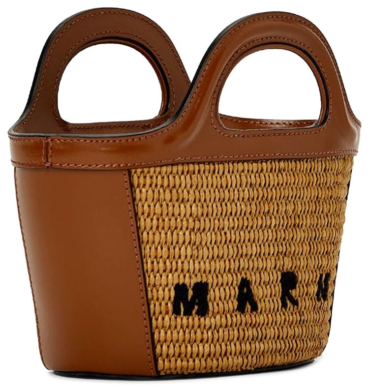 Marni Tropicalia Micro Bag Raw Sienna