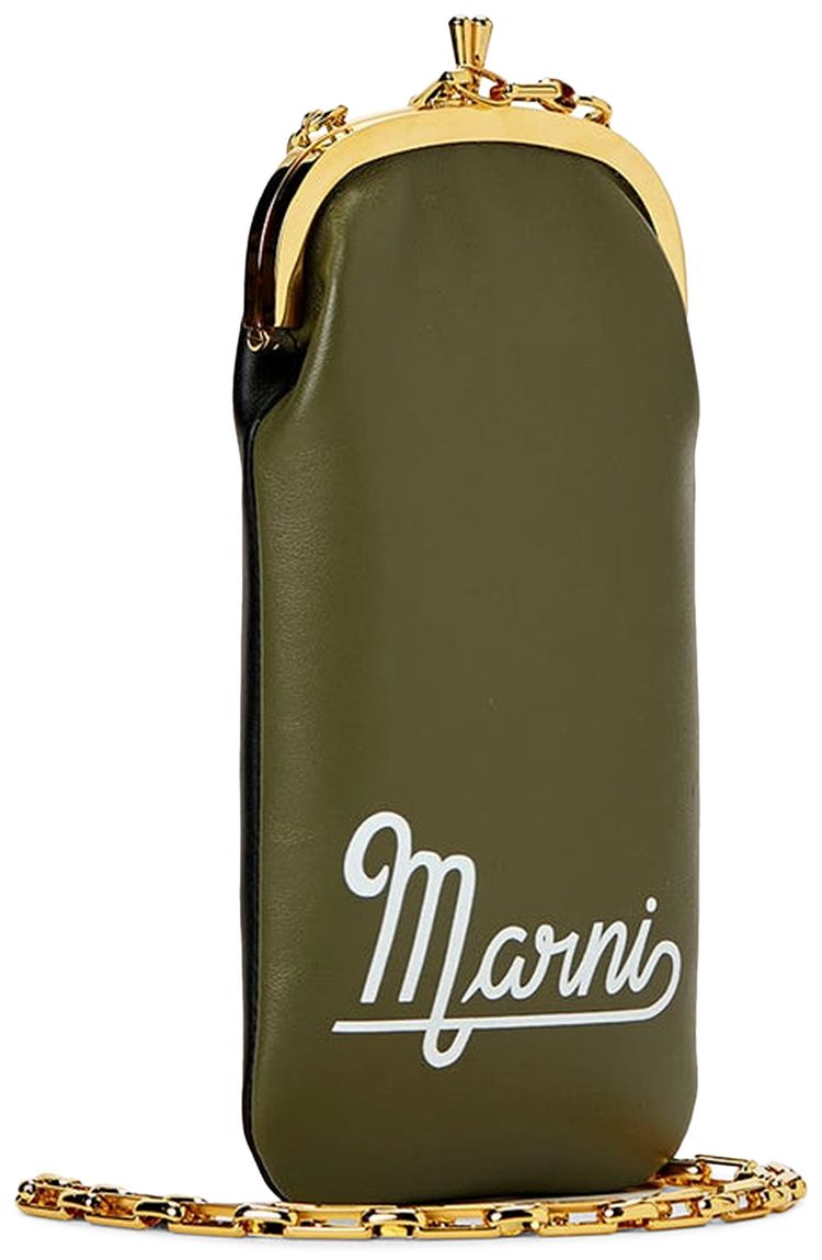 Marni Cindy Mobile Pouch MossBlack
