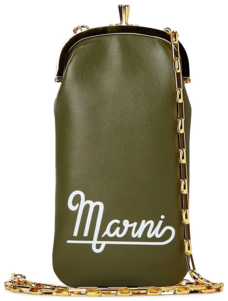 Marni Cindy Mobile Pouch MossBlack