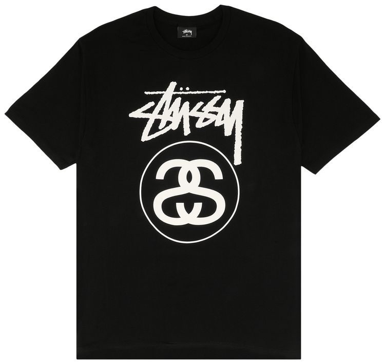 Stussy Stock Link Tee Black