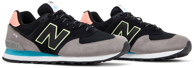 New Balance 574 Black Paradise Pink