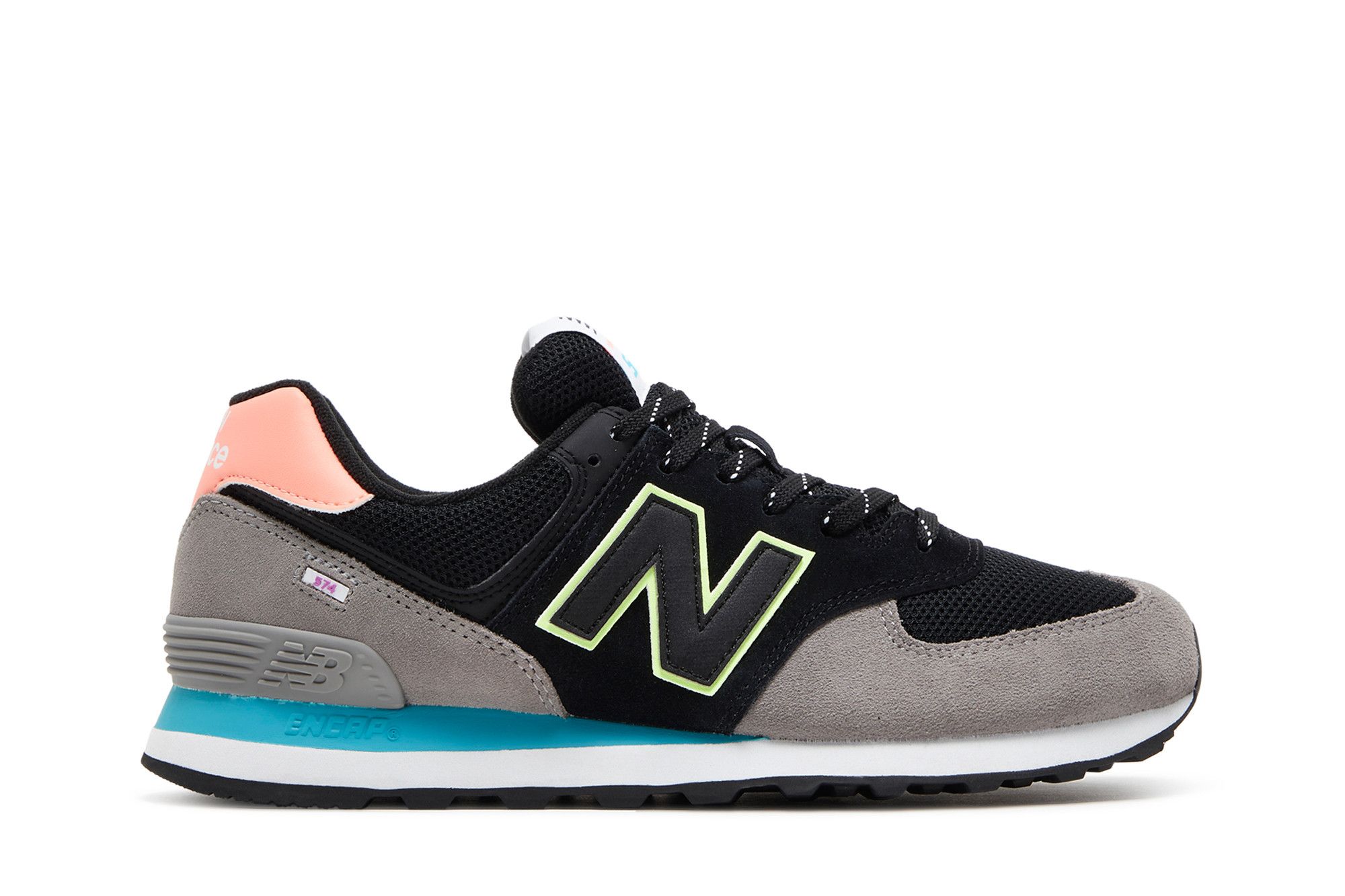 New balance sale wl574 black pink