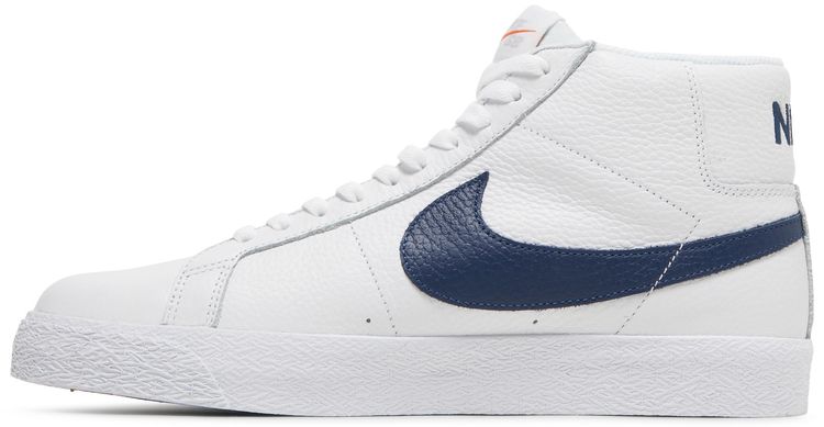 Nike Zoom Blazer Mid ISO SB Orange Label   White Navy