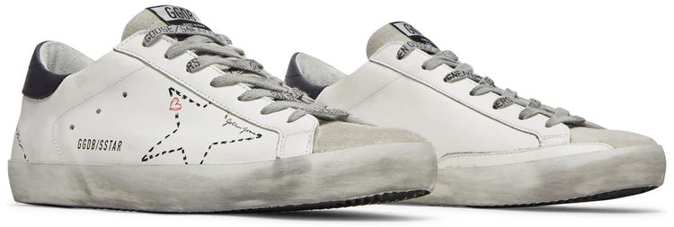Golden Goose Superstar White Dark Blue