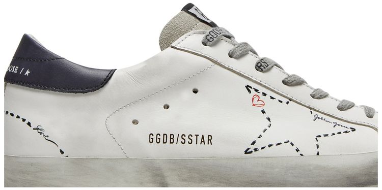 Golden Goose Superstar White Dark Blue