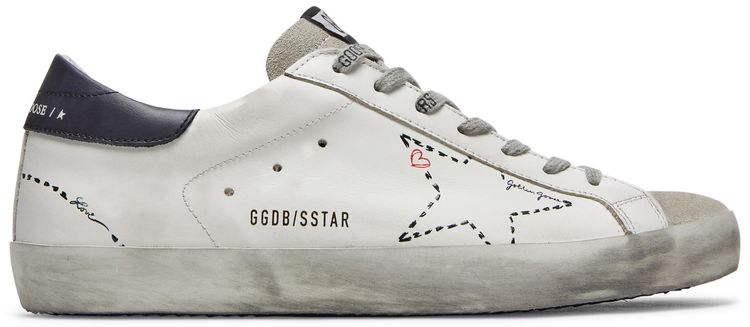 Golden Goose Superstar White Dark Blue
