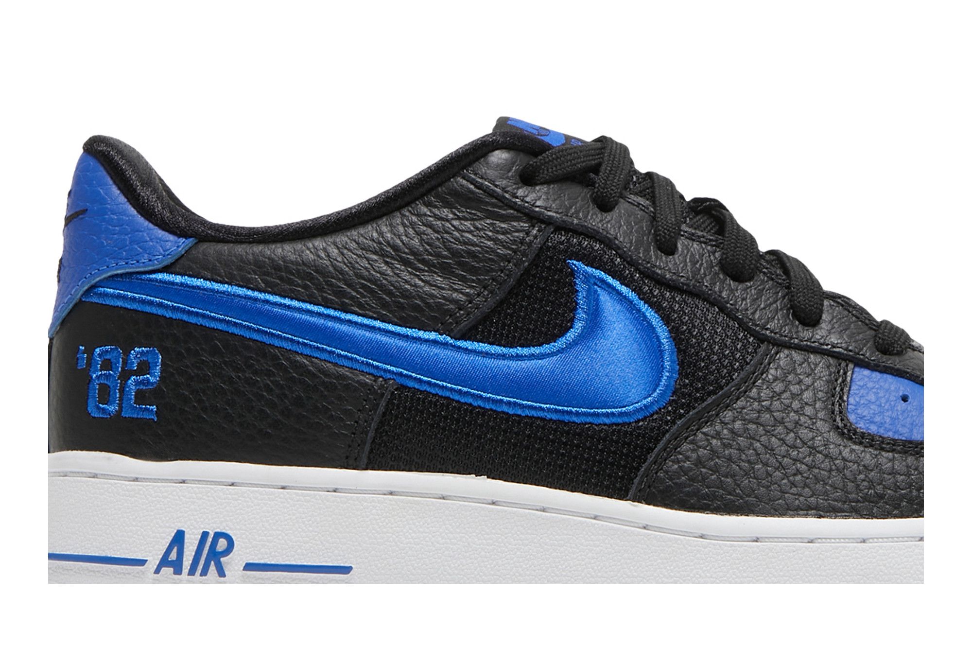 Buy Air Force 1 LV8 GS Black Chile Racer Blue DH0201 001 GOAT