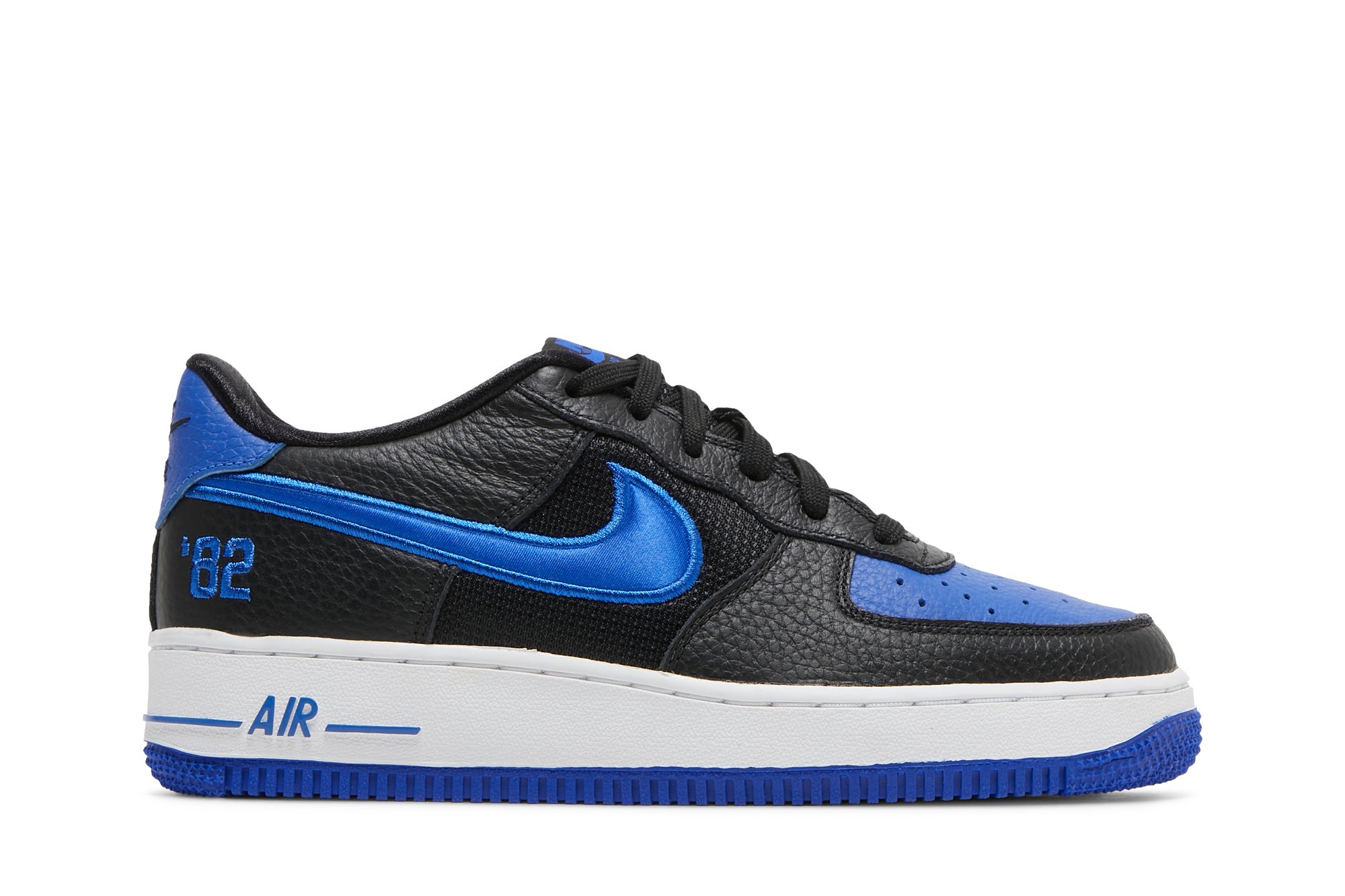 black and blue air force 1