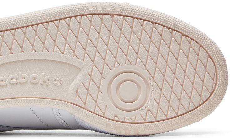 Reebok Wmns Club C 85 White Orange Flare