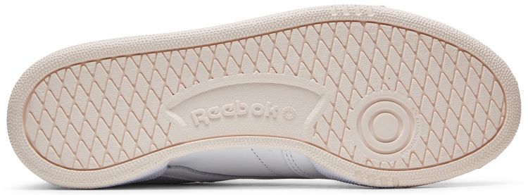 Reebok Wmns Club C 85 White Orange Flare