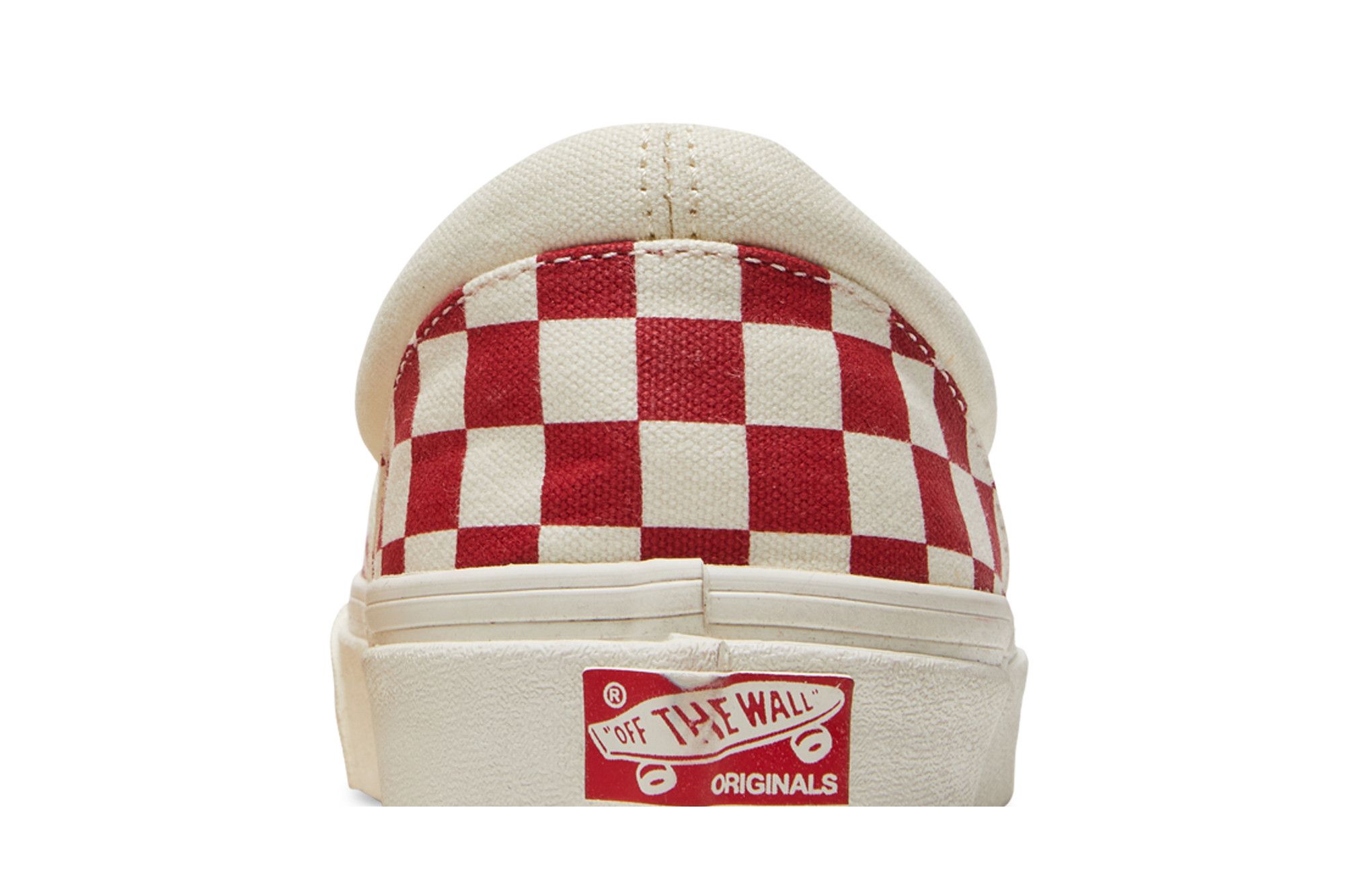 Buy OG Classic Slip On LX Red Checkerboard VN0A32QNP4H GOAT UK