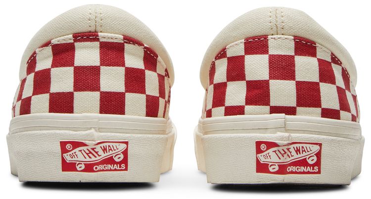Vans OG Classic Slip On LX Red Checkerboard