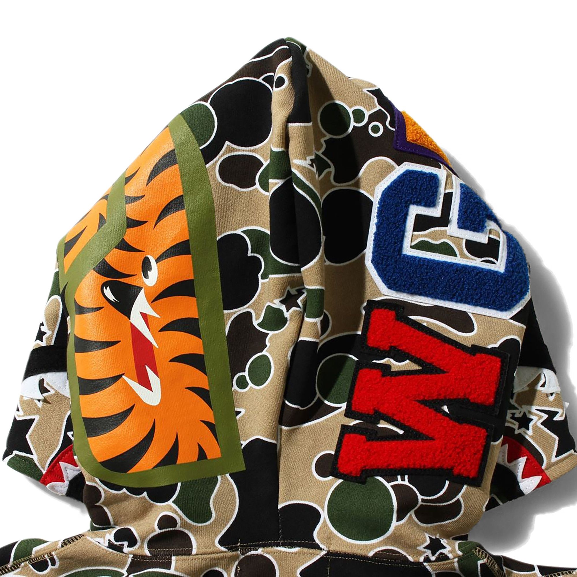 Buy BAPE Sta Camo Shark Zip Hoodie Yellow 1H80 115 004 YELLOW GOAT CA