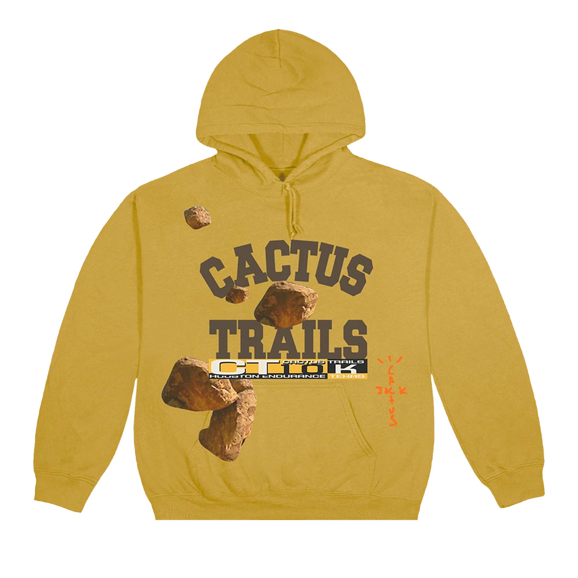 Cactus jack deals yellow hoodie