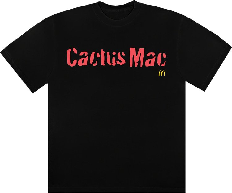 Cactus Jack by Travis Scott x McDonald's Cactus Mac T-shirt 'Black'