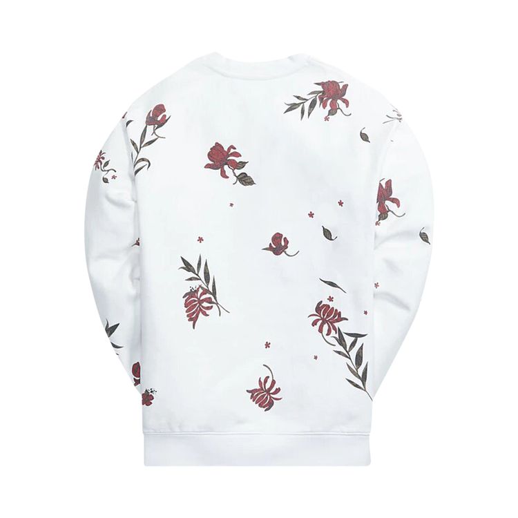 Kith Summer Floral Crewneck White