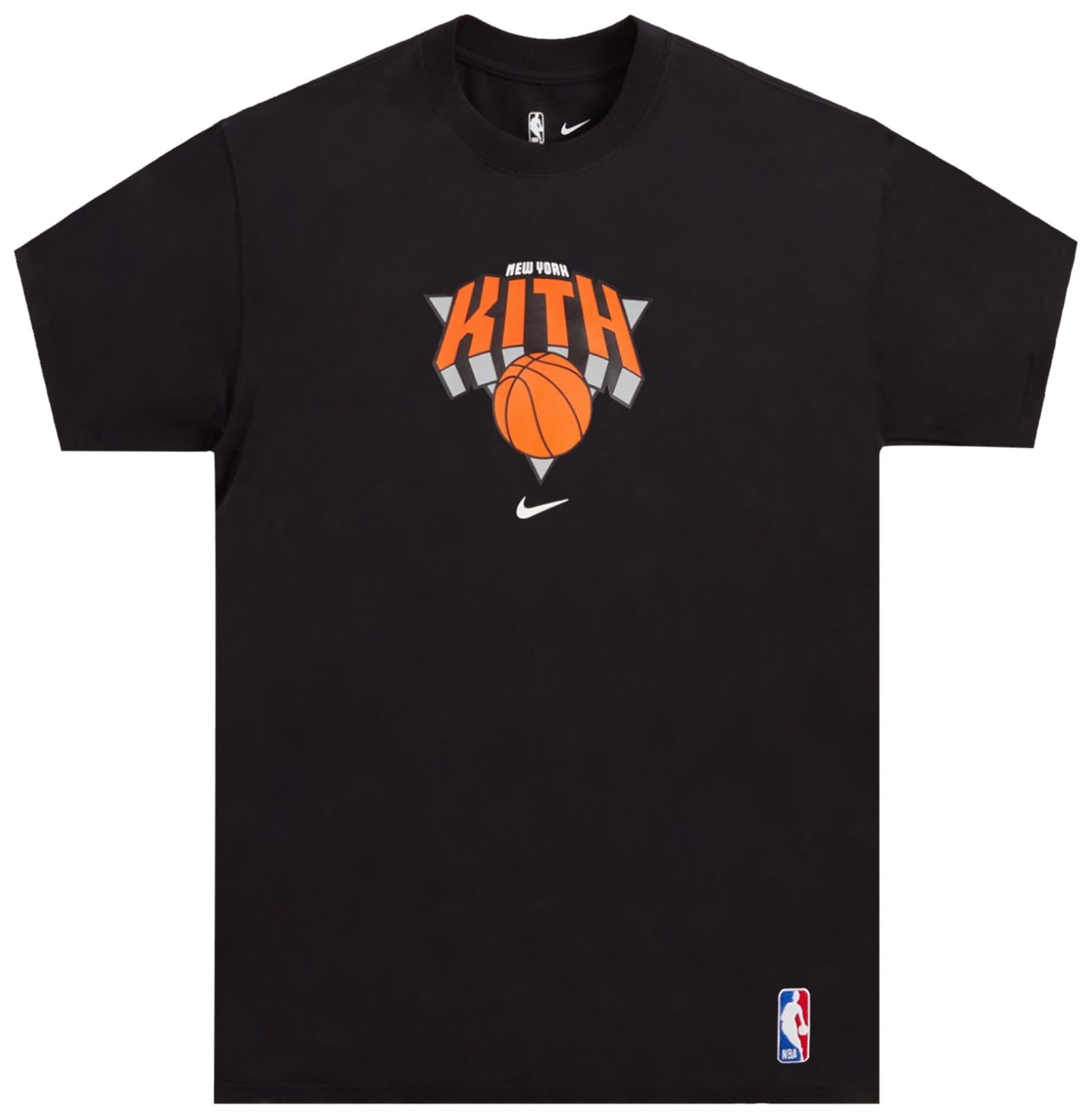 Buy Kith & Nike For New York Knicks Tee 'Black' DA1628 010 GOAT