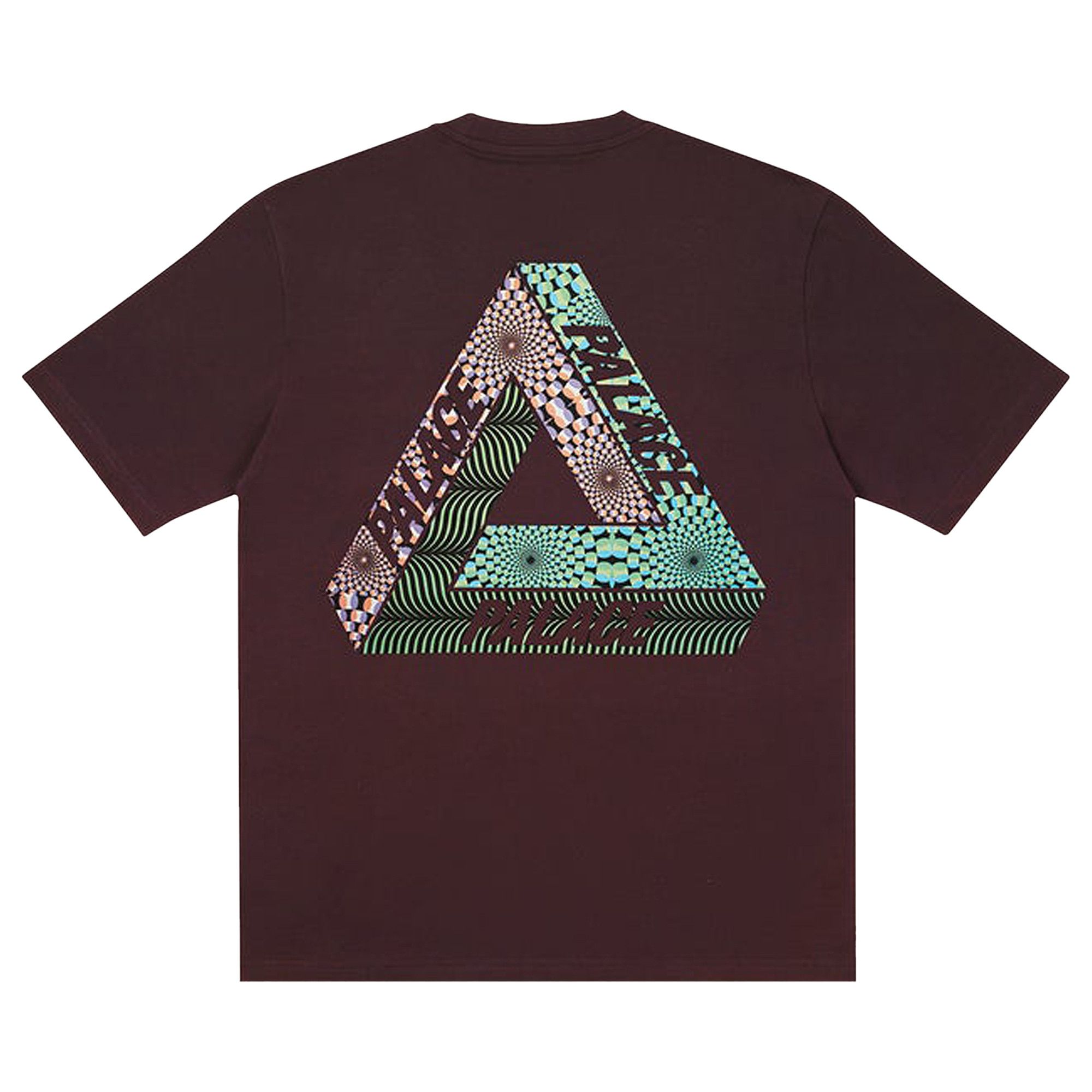 Buy Palace Tri-Eye T-Shirt 'Burgundy' - P21TS241 | GOAT