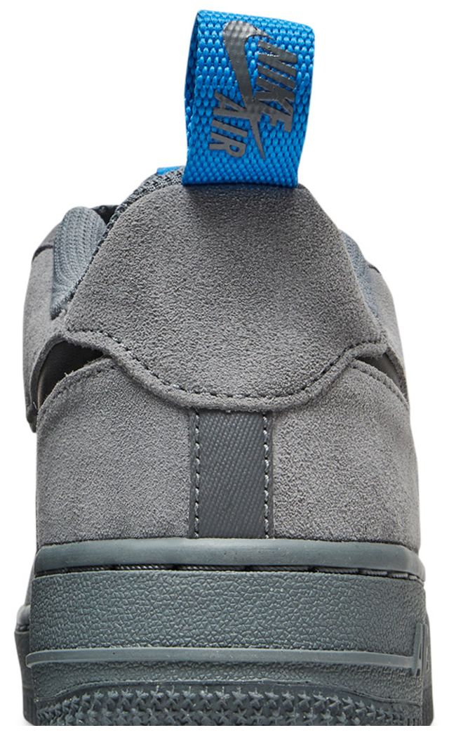 Nike Air Force 1 Low GS Cut Out Swoosh   Smoke Grey