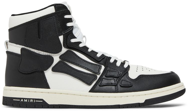 Amiri Skel Top High White Black