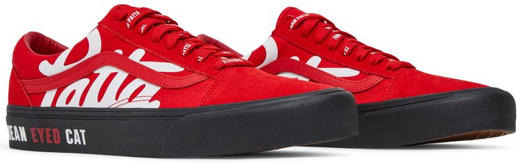 Patta x Vans Old Skool VLT LX Mean Eyed Cat   High Risk Red
