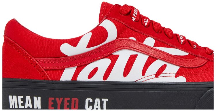 Patta x Vans Old Skool VLT LX Mean Eyed Cat   High Risk Red
