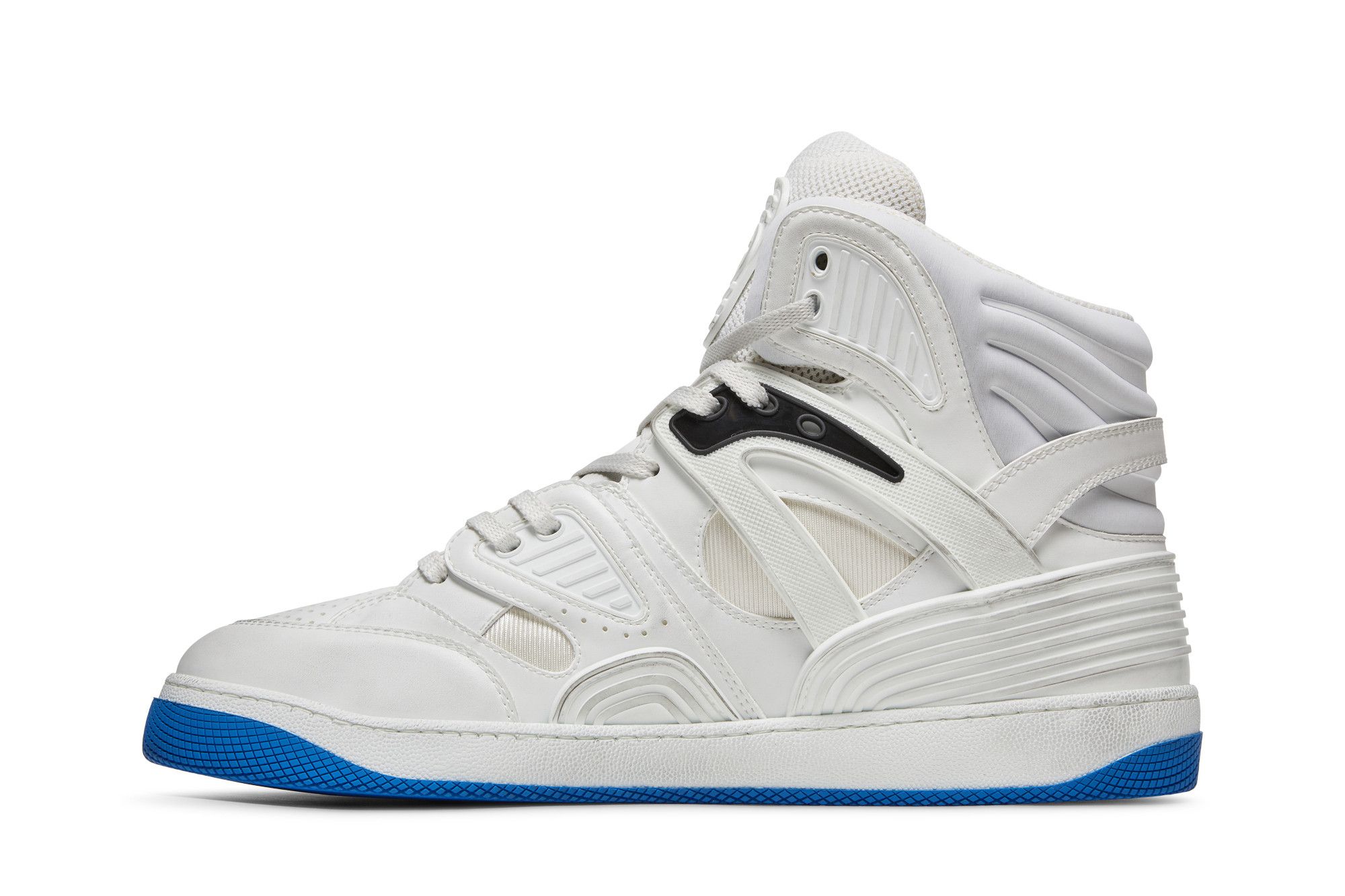 スニーカー GUCCI FW21 GUCCI HIGH BASKETBALL SNEAKER (661301 2SH809062) Buy Gucci Basket High Sneaker 'White Blue' - 661301 2SHA0