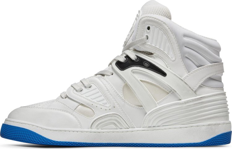 Gucci Basket High Sneaker White Blue